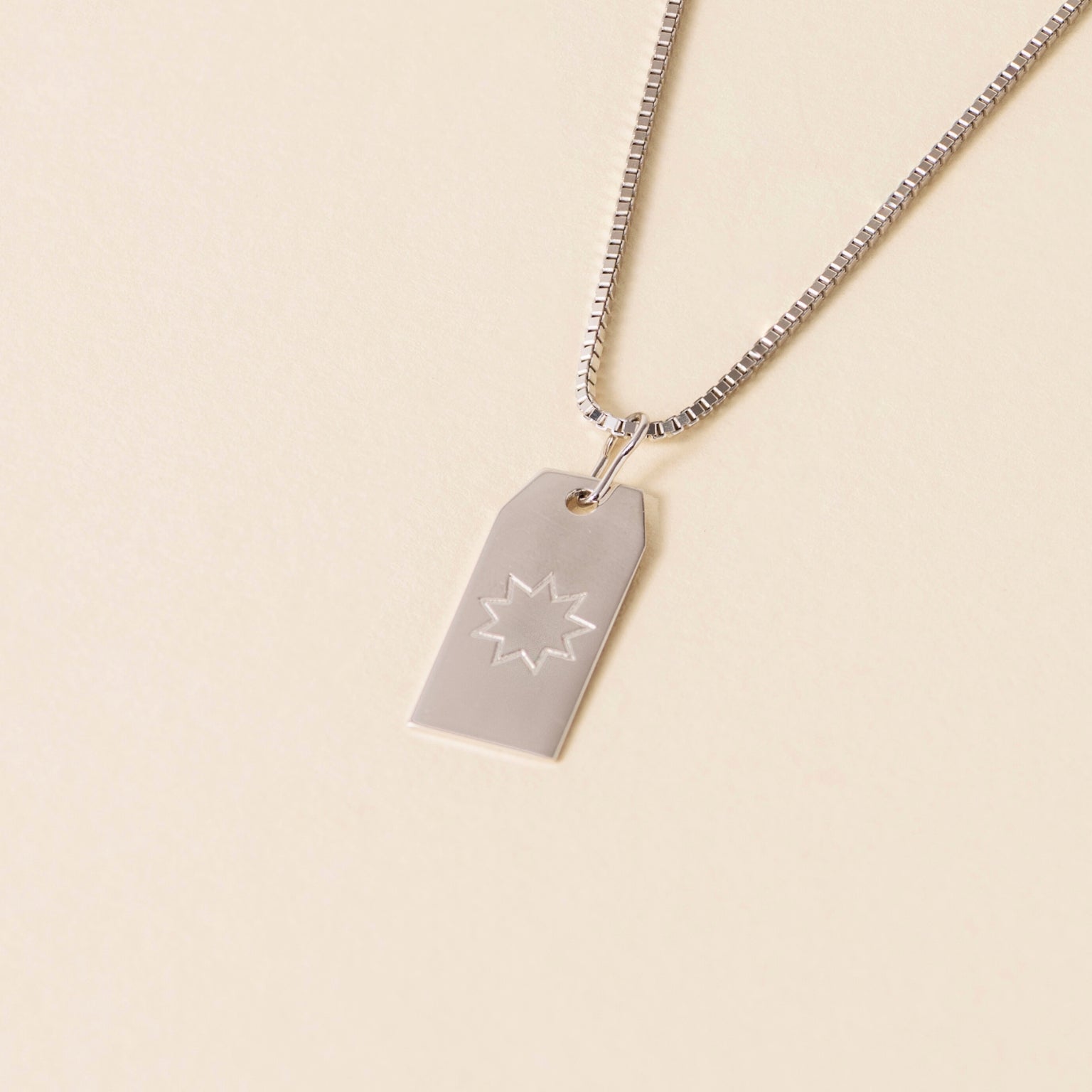 Glory Necklace Sterling Silver — Nine Pointed Star
