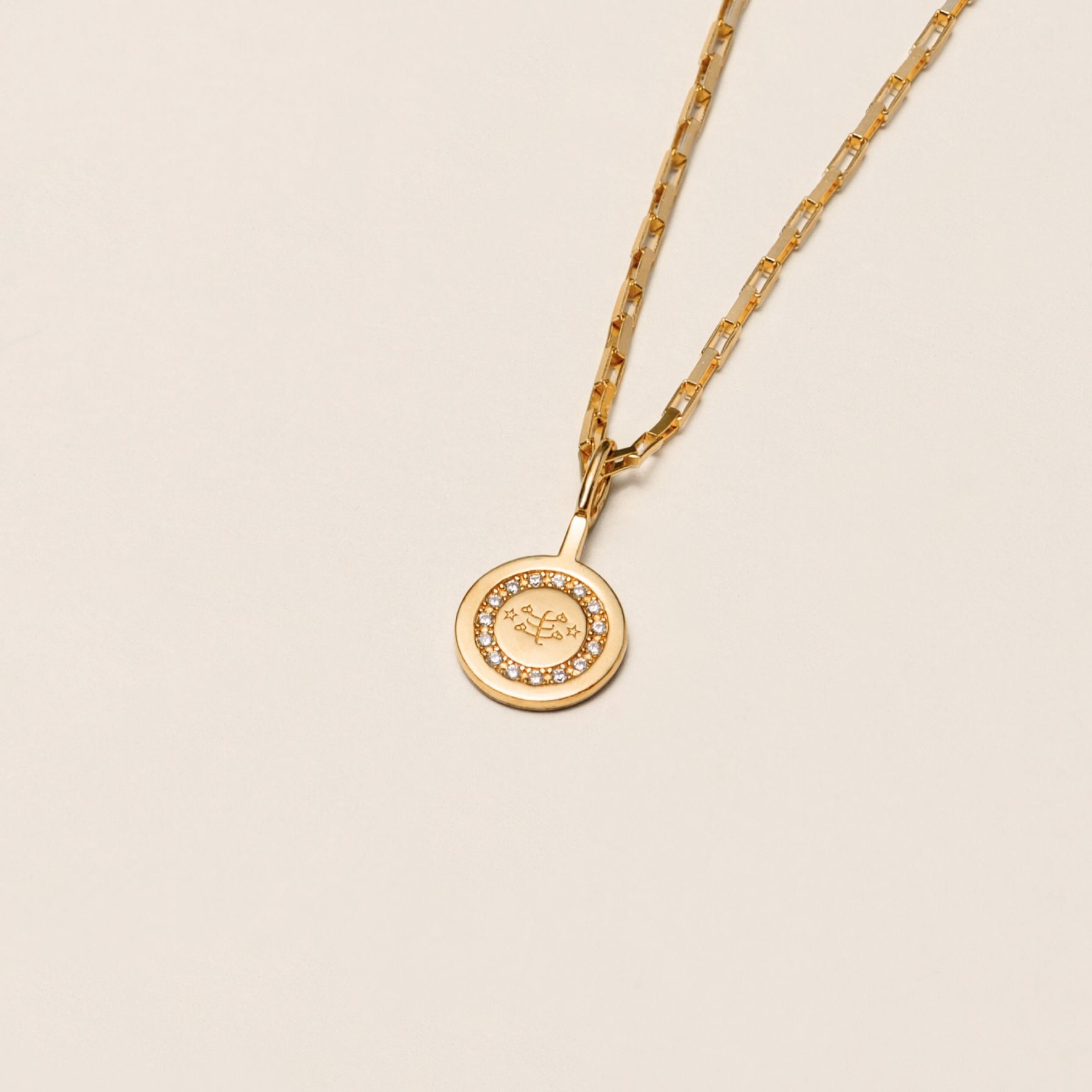 Divine Spirit Necklace Gold Vermeil — Ringstone Symbol