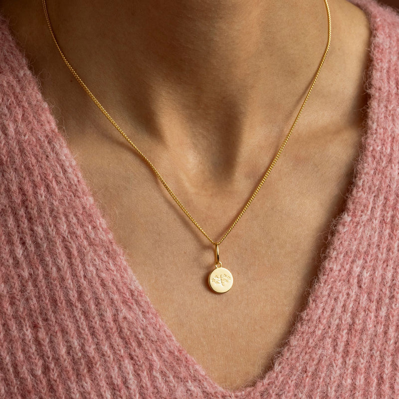 Eternal Bloom Necklace Gold Vermeil — Ringstone Symbol