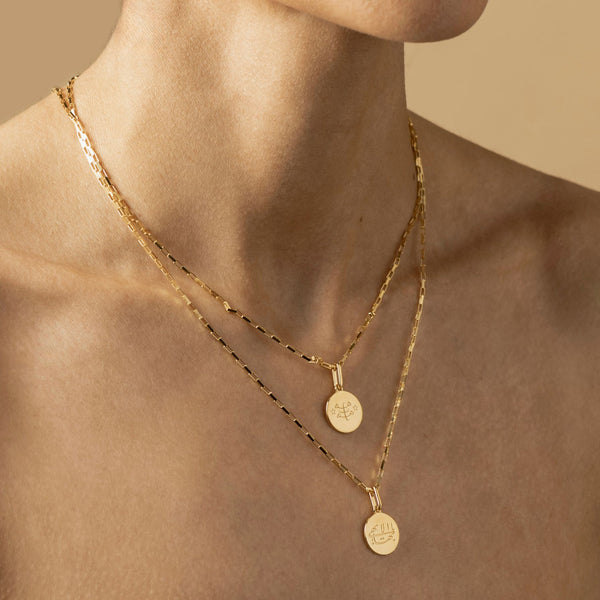 Shining Unity Necklace Gold Vermeil — Greatest Name