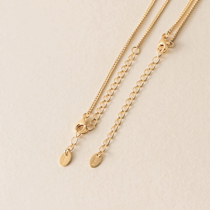 Golden Leaf Necklace Gold Vermeil — Greatest Name
