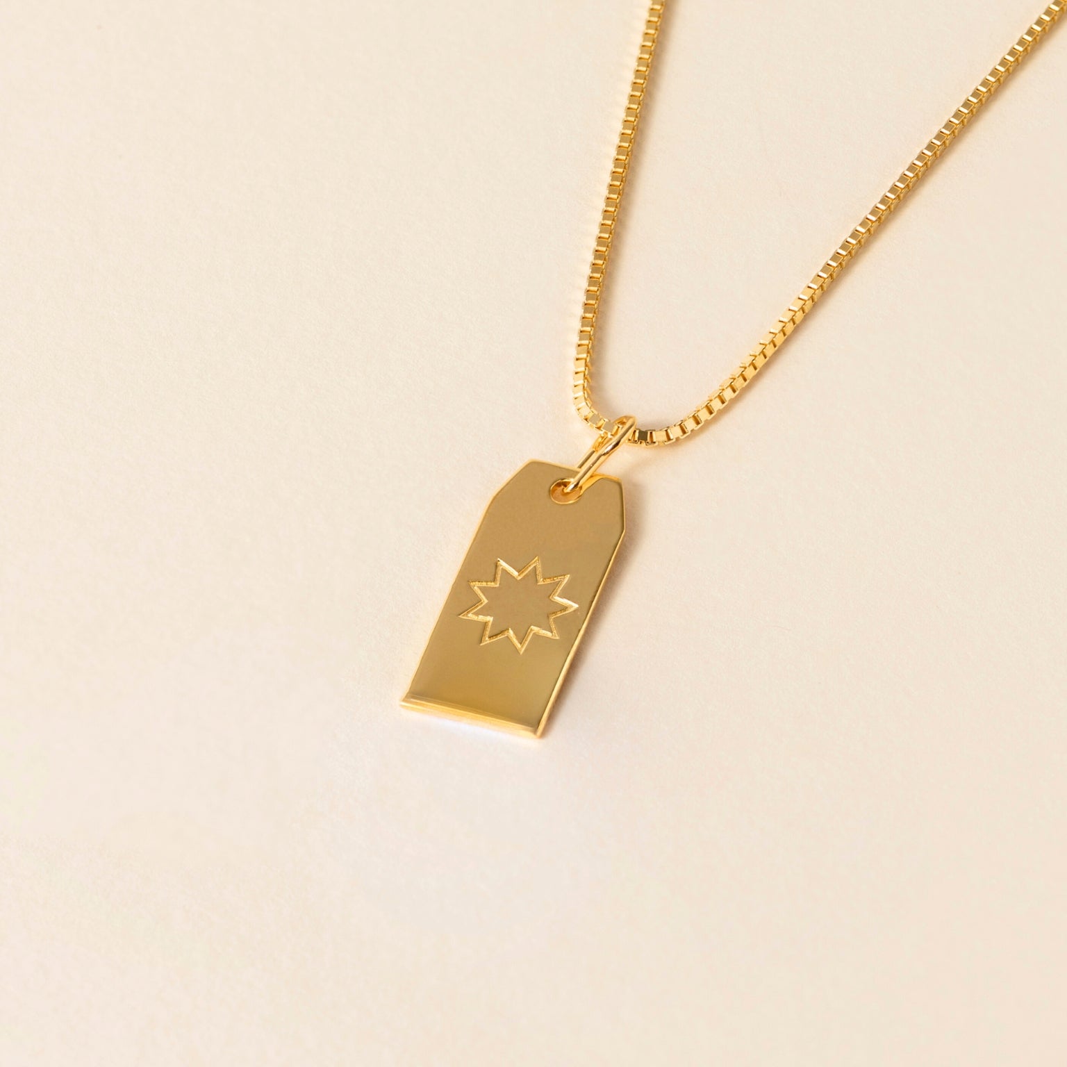 Glory Necklace Sterling Silver — Nine Pointed Star