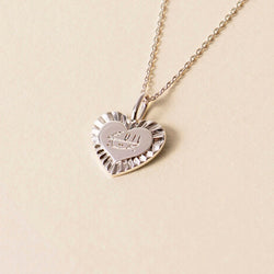 Silver Love Heart Necklace