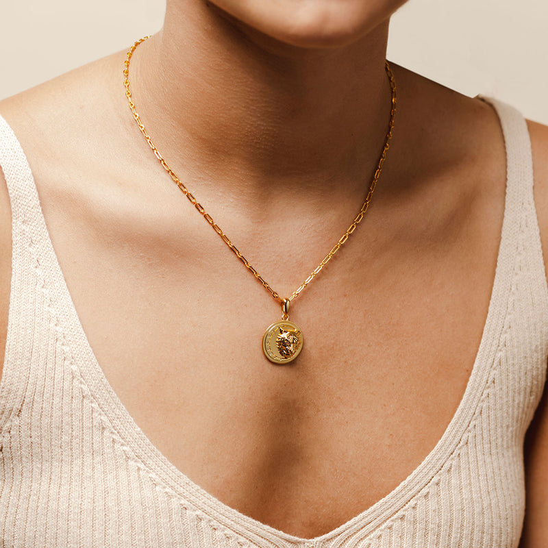 Courage Necklace Gold