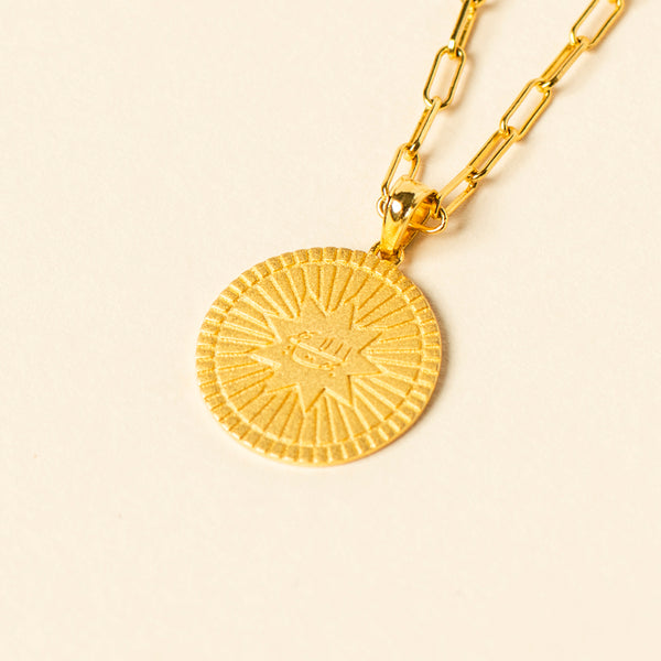 Bright Faith Necklace Gold