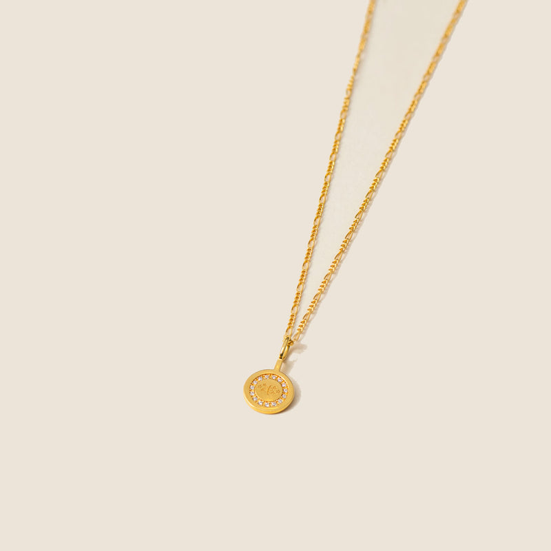 Divine Spirit Necklace Gold — Ringstone Symbol