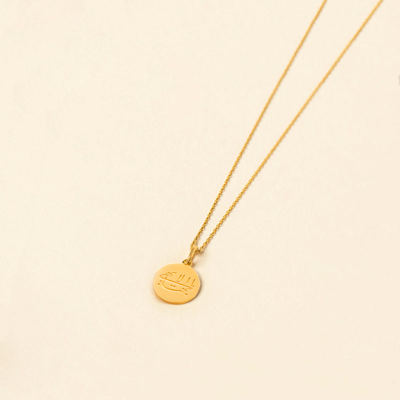 Shining Unity Necklace Greatest Name — Solid 14k Gold
