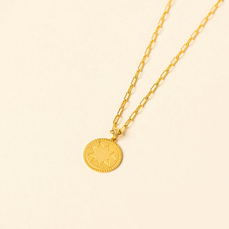 Star of the Sun Necklace Gold